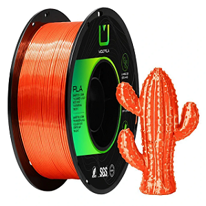 Filamento PLA Silk Multfila 1.75mm 1KG Tangerina