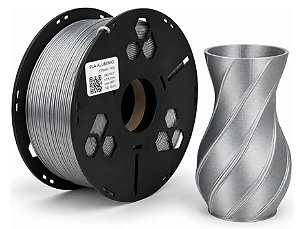 Filamento PLA SILK 3N3 3NSilk 1.75mm 1Kg Aluminio