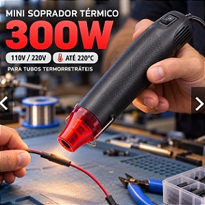 Soprador Térmico Portátil 300W 127V