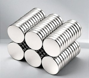 Kit 100 Ímãs de Neodímio 6x3mm