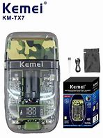 Shaver Kemei TX-7 CAMUFLADA