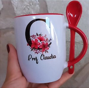 Caneca Personalizada com Colher