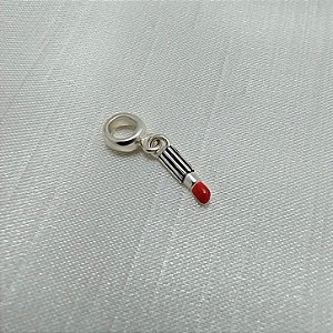 Berloque Batom - Prata