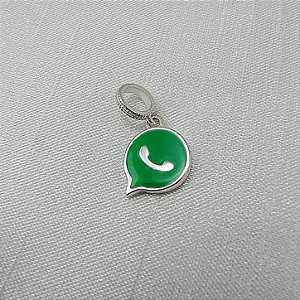 Berloque WhatsApp - Prata