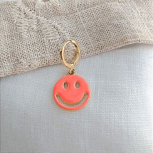 Pingente Smile Laranja - Semijoia