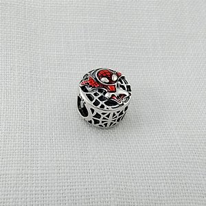 Berloque Separador Homem Aranha - Prata