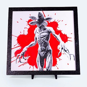 Quadro Flor Carnívora — Placa Decorativa 3D em Relevo 20x20 cm