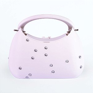 Bolsa Estelar Pérola — Minimalista com Strass