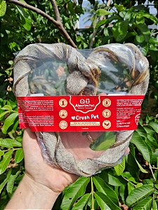 Mordedor Natural - Crush Pet (1un) - Pele bovina desidratada - AlecrimPet