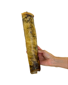 Mordedor Natural - Rocambole Mineiro G - Pele Bovina Desidratada (1un) - Alecrim Pet