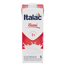 LEITE ITALAC SEMI DESNATADO 1L