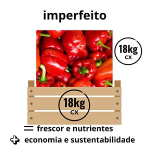 PIMENTÃO VERMELHO MÉDIO CX 10KG