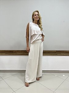 CALÇA TRANSPASSADA FIVELA