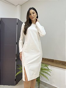 VESTIDO FENDA TUBINHO