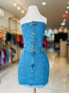 VESTIDO TOMARA QUE CAIA JEANS