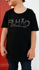 CAMISA MASCULINA INFANTIL PRETA