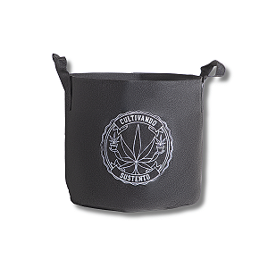 VASO DE FELTRO GROW BAG FORTE CULTIVANDO SUSTENTO 26 LITROS