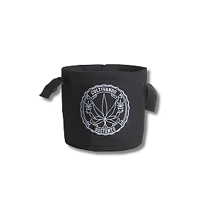 VASO DE FELTRO GROW BAG FORTE CULTIVANDO SUSTENTO 11 LITROS