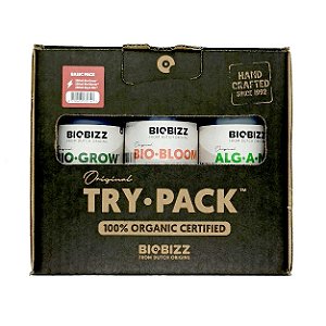 Fertilizante Orgânico Biobizz Trypack Basic (Grow+Bloom+Algamic)