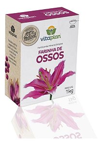 FERTILIZANTE ORGANICO FARINHA DE OSSO VITAPLAN - 1KG