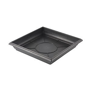 PRATO FLOREIRA 02 PRETO - 25X25CM BASE