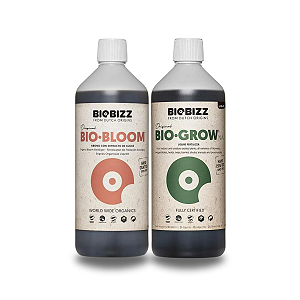 Kit Fertilizante Organico Base Biobizz - 2x250ml Grow Bloom