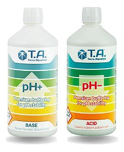 Kit Terra Aquatica Regulador de PH Up and Down 2x0,5L
