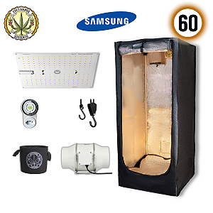 Kit Grow Cultivando Sustento 60 com LED Samsung 65 watts