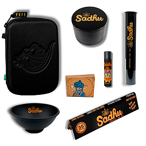 Kit Headshop Sadhu 420 Sessions Essentials Case Puff