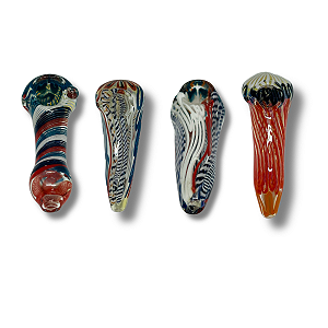 Glass Pipe de Vidro Spoon Inside  Squadafum