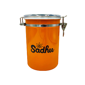 Pote hermético Sadhu Aço Inox 1762ml Laranja