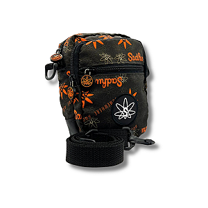 Bolsa com alça Shoulder Bag Sadhu Clássica Preto/Laranja