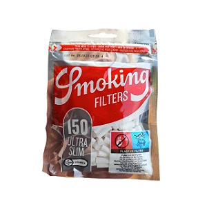 FILTRO DE ACETATO SMOKING ULTRA SLIM PCTS C/150 UN