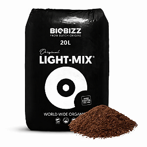 SUBSTRATRO ORGÂNICO SPHAGNO E PERLITA LIGHT MIX BIOBIZZ 20L