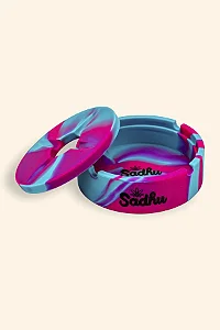 Cinzeiro de Silicone Grande C/Tampa Sadhu Mix De Cores