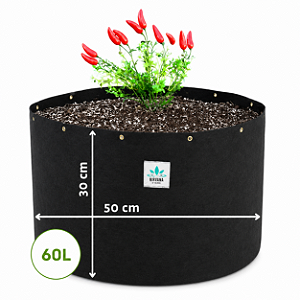 Cama de Cultivo Vaso de Feltro 60 Litros