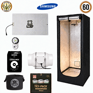 Kit Grow Completo Cultivando Sustento 60 c LED Samsung 85w