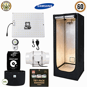Kit Grow Completo Cultivando Sustento 60 com LED DNA Samsung e Biobizz
