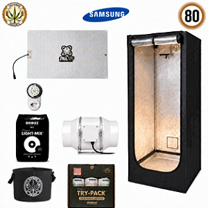 Kit Grow Completo Cultivando Sustento 80 c LED Samsung 120w