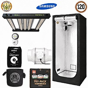 Kit Grow Completo Cultivando Sustento 120 c LED Samsung 320w