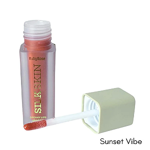 Gloss labial dream lips Silk Skin Cor Sunset Vibes - Ruby Rose