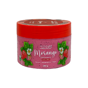 Esfoliante corporal de morango - Miss Care