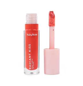 Gloss Radiant Kiss cor RK10 - Ruby Rose Linha Rosa