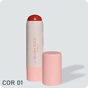 Blush em stick 3 em 1 cor 01 - Miss Lary