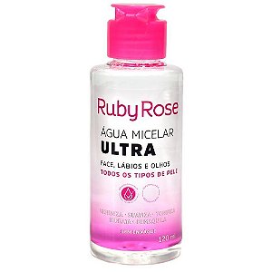 Água micelar ultra - Ruby Rose - 120 ml