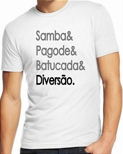 Camisa Samba Pagode batucada