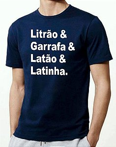 Estampa  Latão Litrão Garrafa