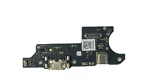 DOCK SUB PLACA CONECTOR DE CARGA MOTOROLA MOTO G8 POWER LITE COM CI RESINADO