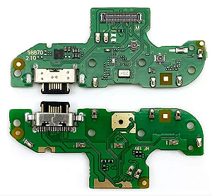 DOCK SUB PLACA CONECTOR DE CARGA MOTOROLA ONE MACRO COM CI