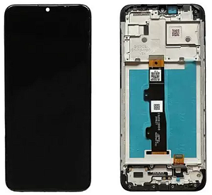 FRONTAL TELA DISPLAY MOTOROLA MOTO E7 LCD COM ARO